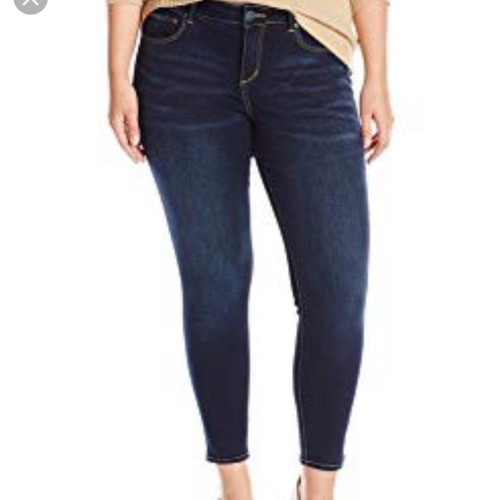 Slink Plus size skinny jeans-dark wash